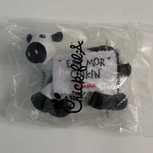Chick-fil-A Plush Cow Toy LIMITED EDITION Eat Mor Chikin 4" Tall